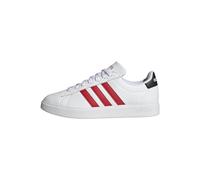 adidas Herren Grand Court 2.0 Sneaker, FTWR White Better Scarlet Core Black, 42 2/3 EU