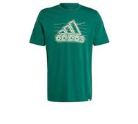 adidas Herren Growth Badge Graphic Tee, Collegiate Green, S