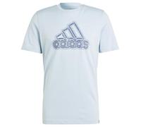 adidas Herren Growth Badge Graphic Tee, Wonder Blue, M