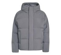 adidas Herren Helionic Down Puffer Hooded Coat, grey five, XL