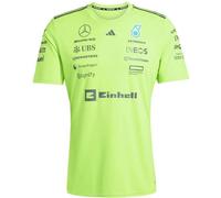 ADIDAS Herren Hemd MERCEDES - AMG PETRONAS FORMULA ONE TEAM SET-UP (JZ7402) XS SGREEN/BLACK
