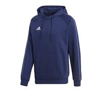 adidas Herren Hoodie Core 18, Dark Blue/White, S, CV3332