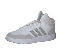 adidas Herren Hoops 3.0 Mid Lifestyle Basketball Classic Vintage Shoes, Cloud White/Metal Grey/Grey one, 43 1/3 EU