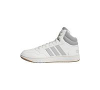 adidas Herren Hoops 3.0 Mid Lifestyle Basketball Classic Vintage Shoes, Core White/Grey Two/Gum, 40 2/3 EU