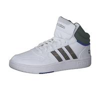 adidas Herren Hoops 3.0 Mid Sneaker, FTWR White Green Oxide Team Royal Blue, 44 2/3 EU
