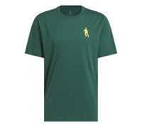 adidas Herren Hoops for All Graphic Tee, Collegiate Green, M