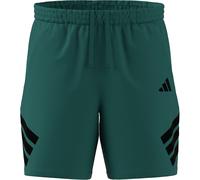 adidas Herren Icon 3 Stripes Shorts (Größe L, gruen)