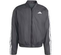 adidas Men's Essentials CLIMAWARM 3 Stripes Insulated bomber Jackets, black, L