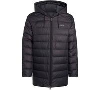 Daunenjacke ADIDAS SPORTSWEAR "ESS 3S LD HD PA", Herren, Gr. S, schwarz, Obermaterial: 100% Polyester. Wattierung: 80% Entendaune, 20% Federn, Jacken Daunenjacke, Winterjacke Herren (19790118-S) schwa