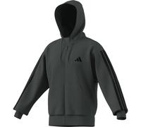 adidas Herren Kapuzenjacke 3S Fleece FZ Hoodie JL9824 XXL Dark Grey Heather/Black