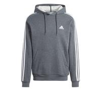 adidas Herren Kapuzenpullover Essentials 3-Streifen Hoodie IJ6475 S Dark Grey Heather