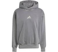 adidas Herren All Szn Fleece Washed Hoodie (Größe L, schwarz)