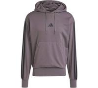 Essentials 3-Streifen French Terry Hoodie Grey Strata / Black M