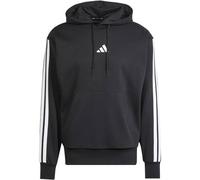 Adidas Kapuzensweatshirt M 3S FL HD – Herren schwarz/weiß, 55% Baumwolle, Gr. M