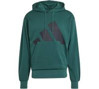 adidas Essentials Big Logo French Terry Hoodie Herren JE8896 - collegiate green/black M