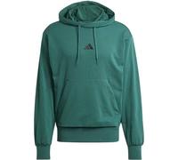 adidas Men's Essentials FEELCOZY French Terry Hoodie, Collegiate Green/Black, S