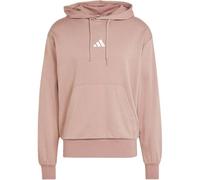 Kapuzensweatshirt ADIDAS SPORTSWEAR "M FEELCOZY HD", Herren, Gr. S, rosa (warm clay, weiß), Obermaterial: 70% Baumwolle, 30% Polyester, sportlich, Sweatshirts (67636847-S) warm clay, weiß