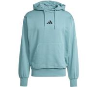 adidas Essentials Feelcozy Hoodie Herren JX5659 - powder teal/black XL
