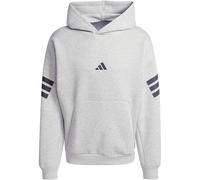adidas Future Icons 3-Streifen Hoodie, Farbe Grau, Größe M