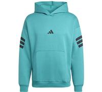 Kapuzensweatshirt ADIDAS SPORTSWEAR "M FI 3S HD", Herren, Gr. S, pure teal, Obermaterial: 67% Polyester, 33% Baumwolle, sportlich, Sweatshirts (22942126-S) pure teal