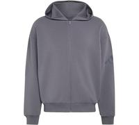 Adidas Soft LUX Full-Zip Hoodie Herren Kapuzensweater, grau XL
