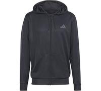Sweatshirt ADIDAS PERFORMANCE "TR ESS SEA FZ H" Gr. L, schwarz (black) Herren Sweatshirts (15013621-L)