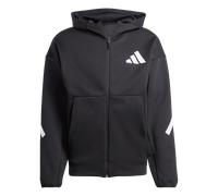 adidas Herren Kapuzensweat Z.N.E. Full-Zip | Black/White | S