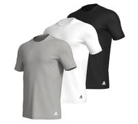 T-Shirt ADIDAS SPORTSWEAR ""Active Flex Cotton"" Gr. L (6/52), schwarz (grau, weiß, schwarz) Herren Shirts (63494166-L) grau, weiß, schwarz