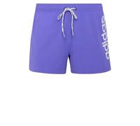 adidas Herren Logo Stretchy Knit Swim 3 Inch Swimwear, Tent Green/White, M