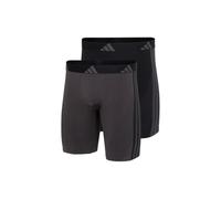 adidas Herren Long Leg Boxer (2 Pack) - Active Micro Stretch Seamless | Längere Boxershorts - längeres Bein - Bequeme Unterwäsche