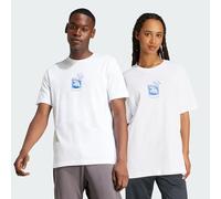 adidas Herren Lounge Drink Graphic T-Shirt, White, S