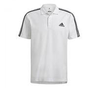 adidas Herren M 3s Pq Polo Shirt, Weiß / Schwarz, S EU