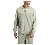 adidas Herren Mélange Hoodie, Olive strata Mel./Legacy Green Mel, L