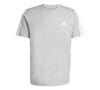 adidas Herren Men 3-Stripes Shirt, medium Grey Heather, XL