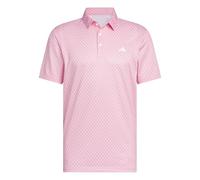 adidas Herren Mens CORE Allover Print Polo Shirt, Pure Ruby/White, XS