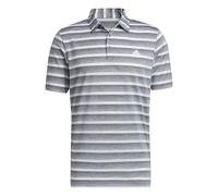 Adidas Herren Mens Two Color Stripe Polo Shirt, Grey Three/White, L