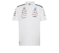adidas Poloshirt Herren Mercedes‑AMG Petronas Formel‑1 Team Mechaniker KE5524 Weiß XXL