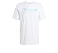 adidas Herren Mercedes - AMG Petronas Formula ONE Team DNA Graphic Tee Men, White/semi Mint Rush, L