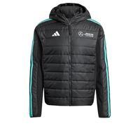 adidas Herren MERCEDES - AMG PETRONAS FORMULA ONE TEAM DNA PUFFER JACKET MEN, Black/White, XS