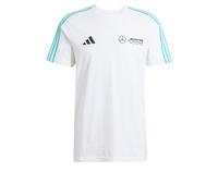 T-Shirt ADIDAS PERFORMANCE "MER DNA TEE M", Herren, Gr. XXL, schwarz-weiß (weiß, schwarz), Obermaterial: 100% Baumwolle, normal, Rundhals, Shirts T-Shirt, Mercedes AMG Männer Motorsport (90141116-XXL)