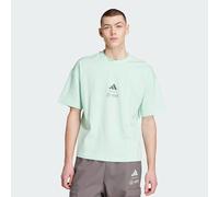 adidas Herren Mercedes - AMG Petronas Formula ONE Team Premium Woven Tee Men, Frozen Green/Grey strata, XL