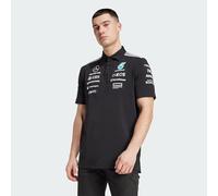 adidas Herren Mercedes - AMG Petronas Formula ONE Team Team Polo Black Men, Black/White, S