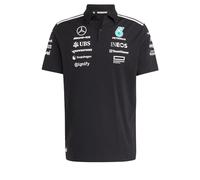 adidas Herren Mercedes - AMG Petronas Formula ONE Team Team Polo Black Men, Black/White, XXL
