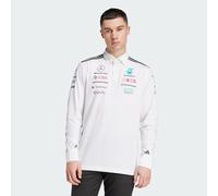 adidas Herren Mercedes - AMG Petronas Formula ONE Team Team Polo Long Sleeve Men, White/Black, XL