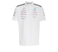 MERCEDES - AMG PETRONAS FORMULA ONE TEAM POLOSHIRT White Melange / Black M