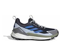 Wanderschuh ADIDAS TERREX "TERREX FREE HIKER 2.0 LOW GORE-TEX", Herren, Gr. 44, legend ink, ray blau, crystal sky, Synthetik, Textil, Schuhe Wanderschuh, wasserdicht (15922615-44) legend ink, ray blau