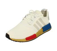 adidas Herren NMD_r1 Gymnastikschuh, Weiß Gold Blau Fv3642, 38 2/3 EU