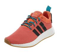 adidas Herren NMD_R2 Sommer Originals Laufschuh 9.5 US 9 UK Orange/Schwarz/Weiß
