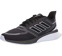 adidas Herren Nova Run Laufschuh, Schwarz/Schwarz/Weiß, 43 1/3 EU