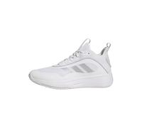 Basketballschuh ADIDAS SPORTSWEAR "OWNTHEGAME 3.0", Gr. 42,5, weiß (cloud weiß, silber metallic, grau one), Synthetik, Textil, sportlich, Schuhe (72224663-42,5) cloud weiß, silber metallic, grau one